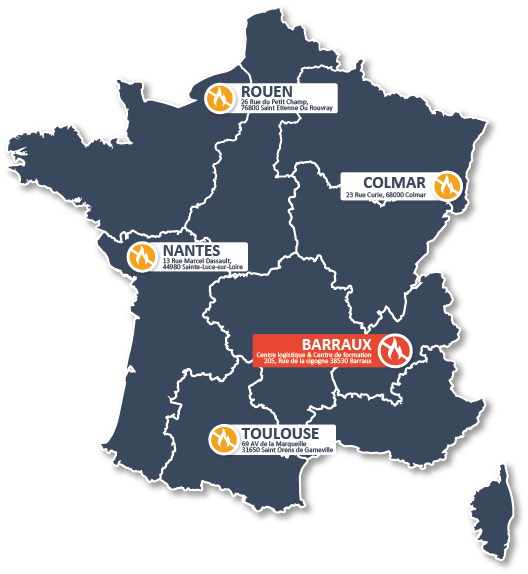 Carte France formation