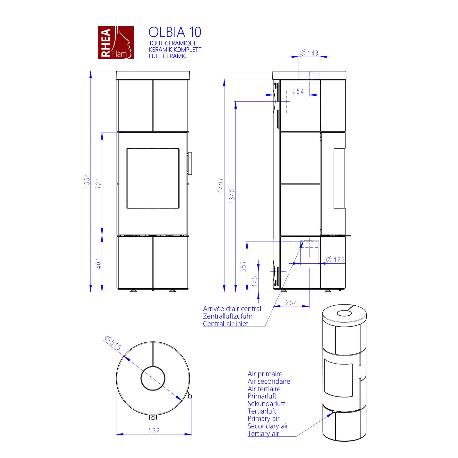 Dimension OLBIA 10