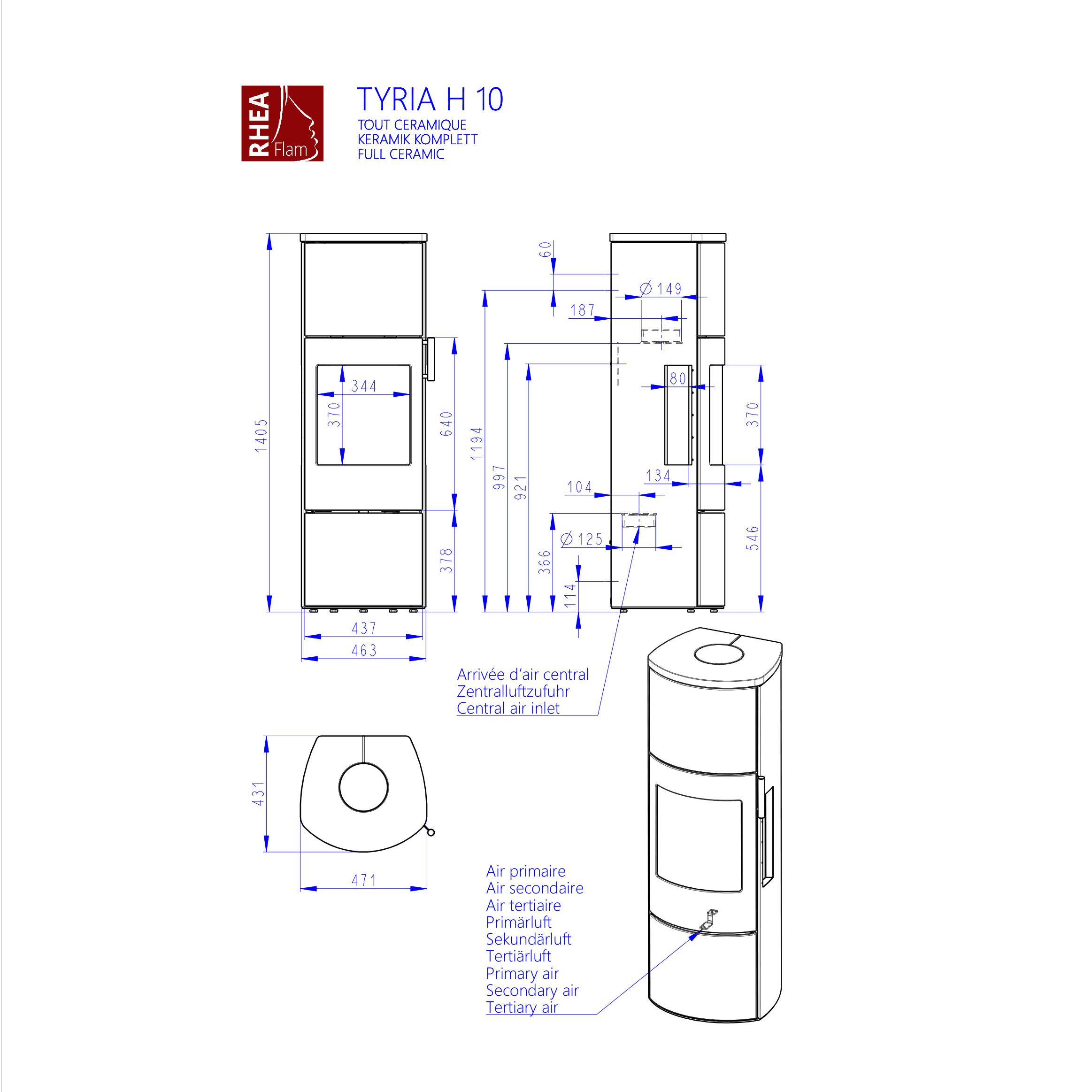 DIMENSION TYRIA h 10
